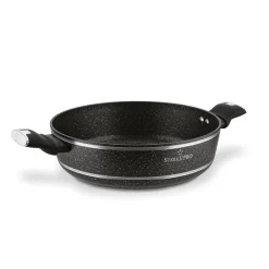 Patelnia na indukcję z pokrywką krótkie uchwyty Starke Pro Celebrity Marble 28 cm