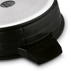 Patelnia na indukcję z pokrywką krótkie uchwyty Starke Pro Brick Marble 28 cm