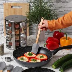 Patelnia na indukcję z pokrywką Tadar Amarantina Grey 28 cm