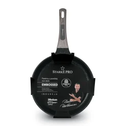 Patelnia na indukcję z powłoką marmurową Starke Pro Embossed 28 cm
