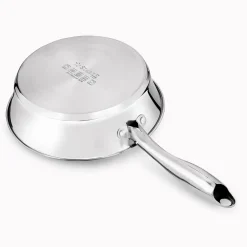 Patelnia nierdzewna non-stick na indukcję z pokrywką Starke Pro Sintesi 24 cm
