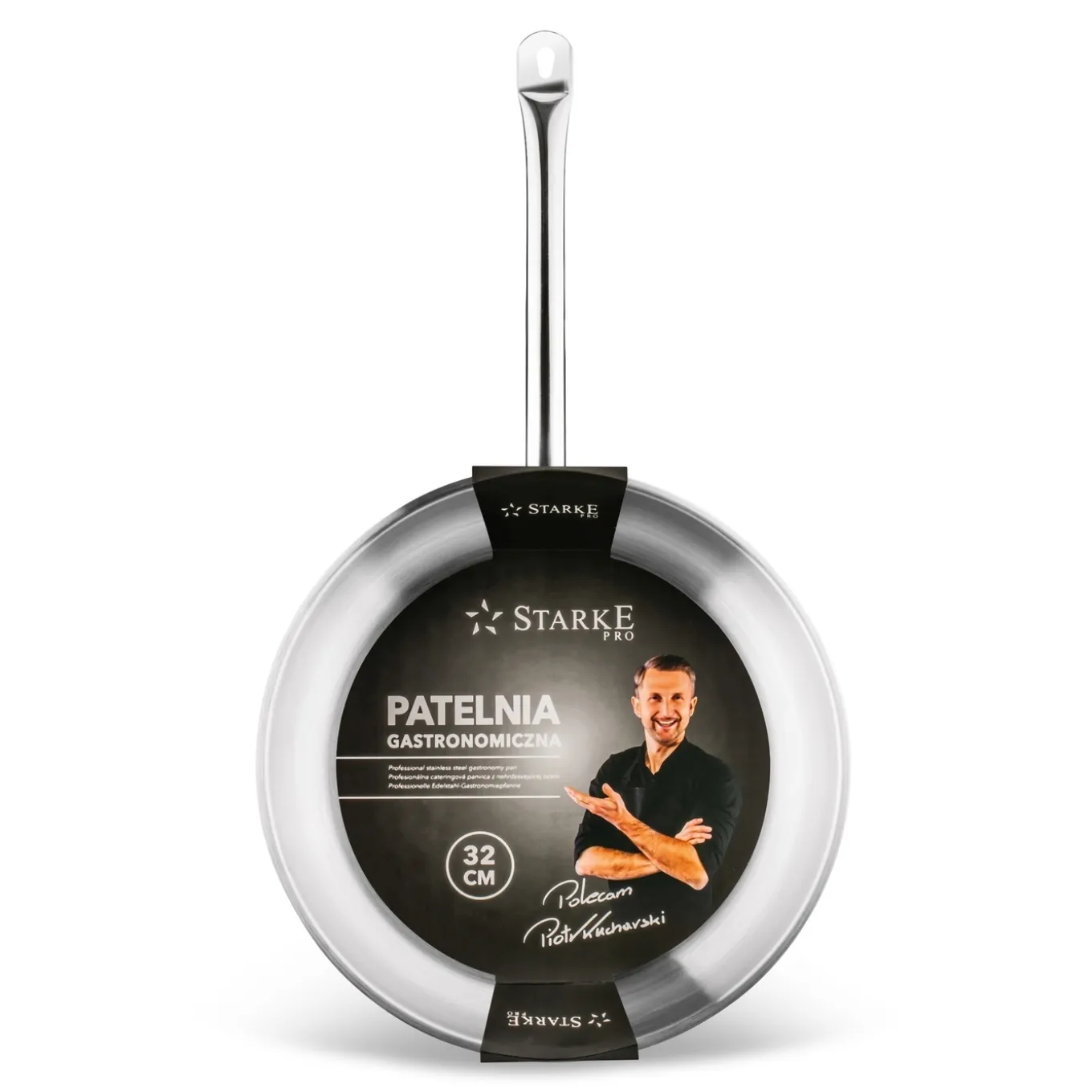 Patelnia stalowa na indukcję Starke Pro Gastro 32 cm