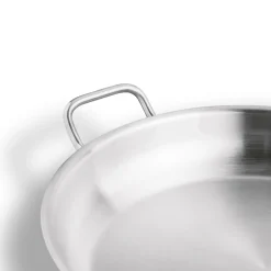 Patelnia stalowa na indukcję Starke Pro Gastro 36 cm z helperem
