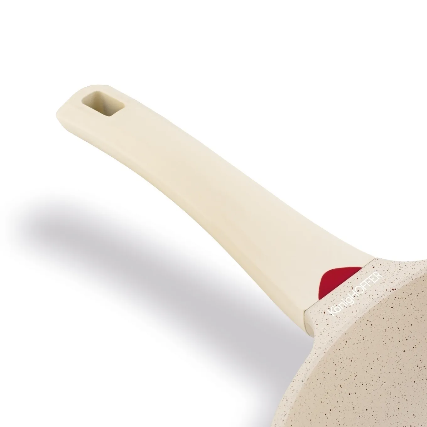 Patelnia WOK indukcyjna z pokrywką Konighoffer Creamy Marble 30 cm
