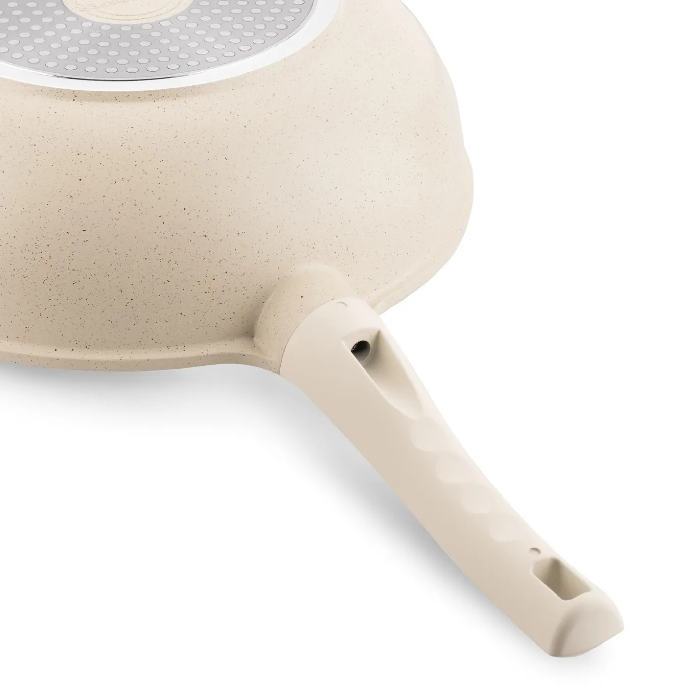 Patelnia WOK indukcyjna z pokrywką Konighoffer Creamy Marble 30 cm