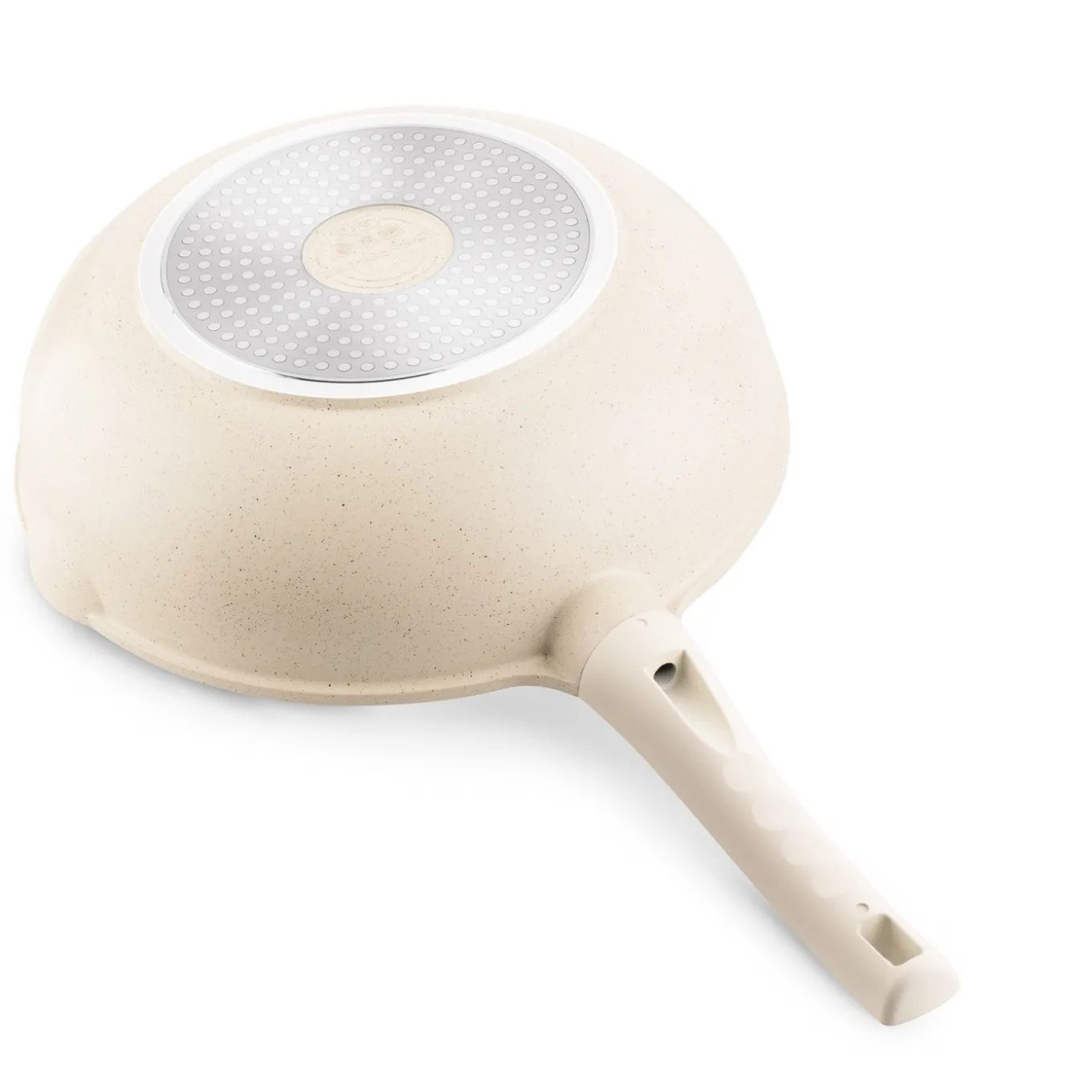 Patelnia WOK indukcyjna z pokrywką Konighoffer Creamy Marble 30 cm