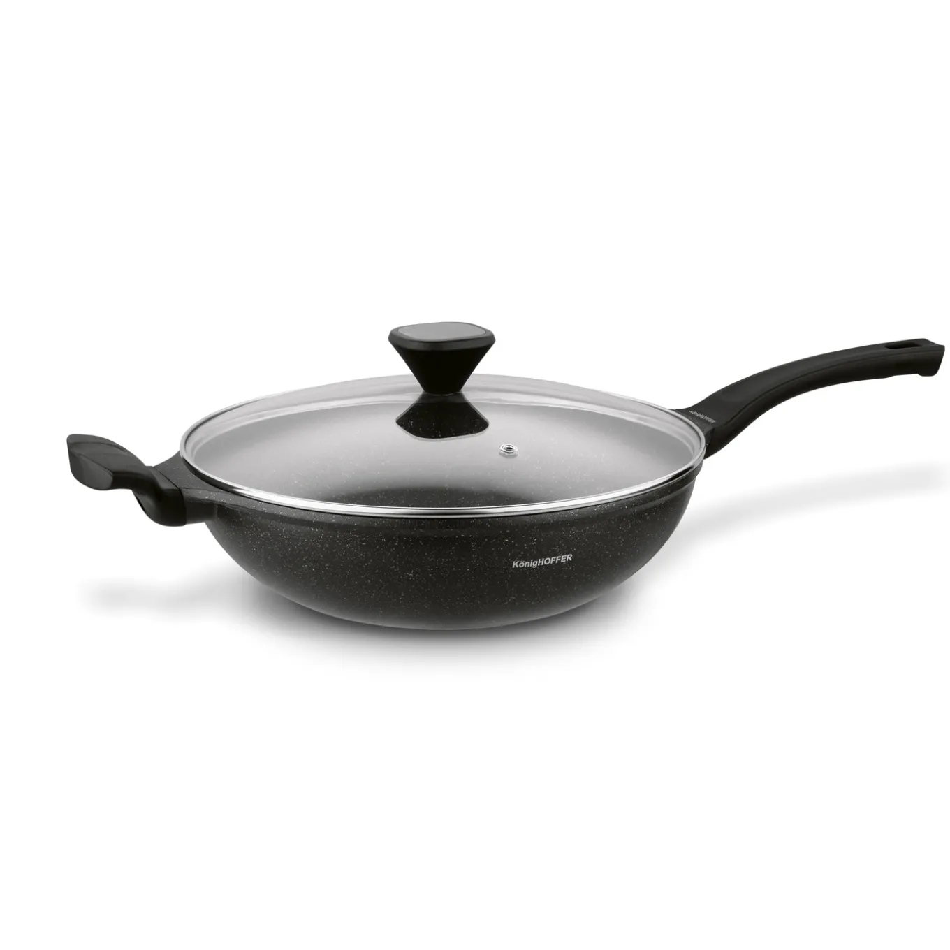 Patelnia WOK marmurkowa Konighoffer Kenji 30 cm na indukcję