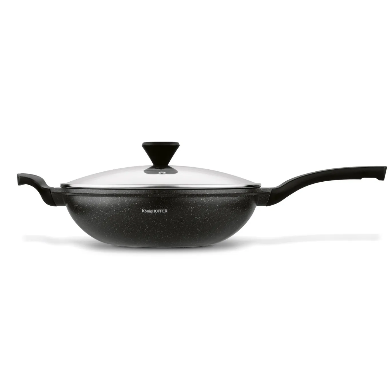 Patelnia WOK marmurkowa Konighoffer Kenji 30 cm na indukcję