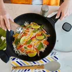 Patelnia WOK marmurkowa Konighoffer Kenji 30 cm na indukcję