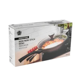 Patelnia WOK marmurkowa Konighoffer Kenji 30 cm na indukcję
