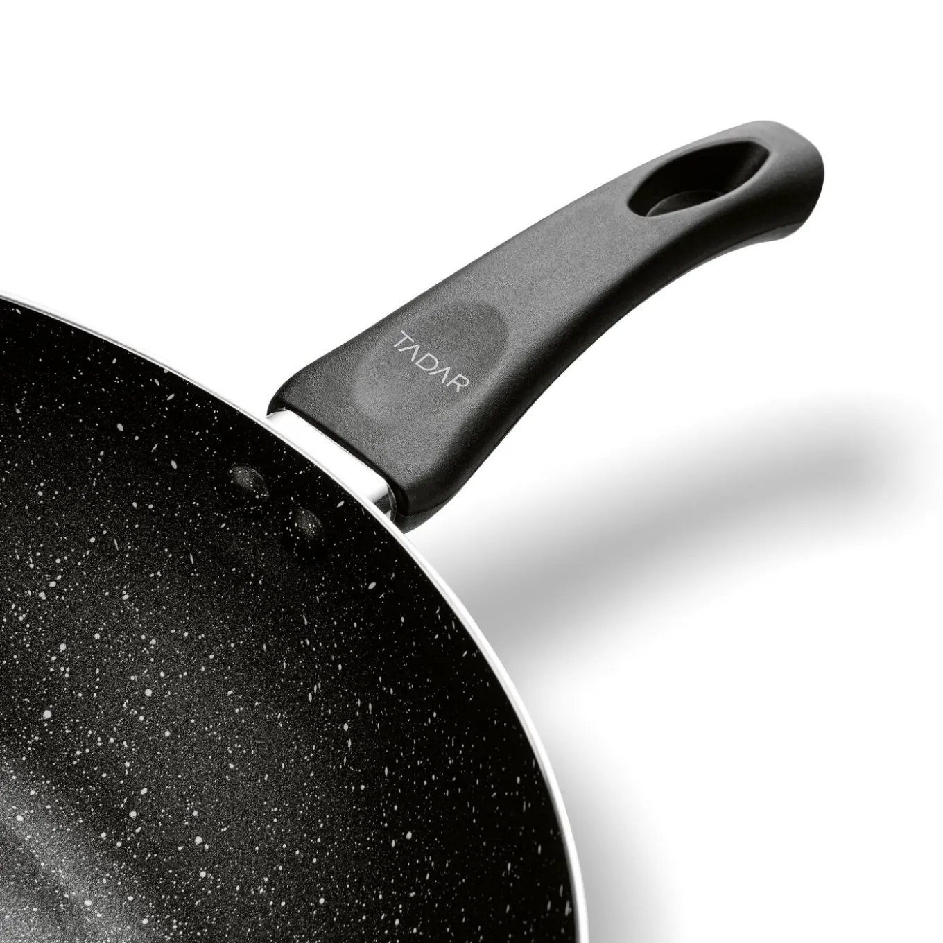 Patelnia WOK na indukcję Tadar Marmara Black 30 x 8,5 cm