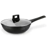 Patelnia WOK na indukcję z pokrywką Starke Pro Taylor Marble 28 cm