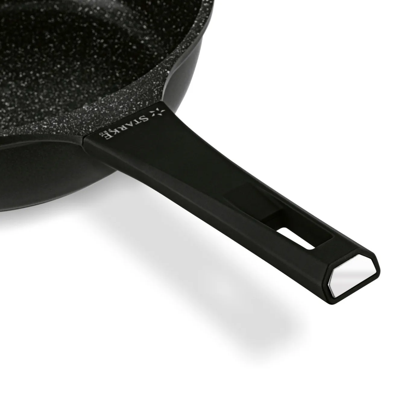 Patelnia WOK na indukcję z pokrywką Starke Pro Taylor Marble 28 cm