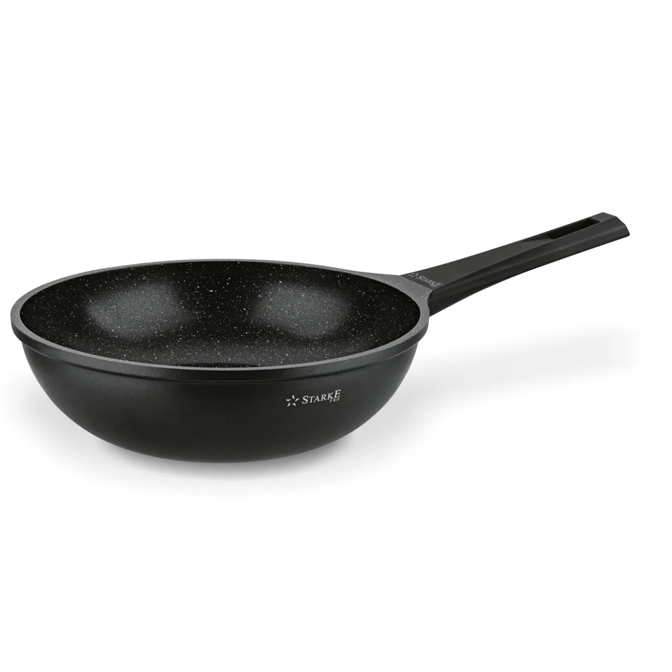 Patelnia WOK na indukcję z pokrywką Starke Pro Taylor Marble 28 cm