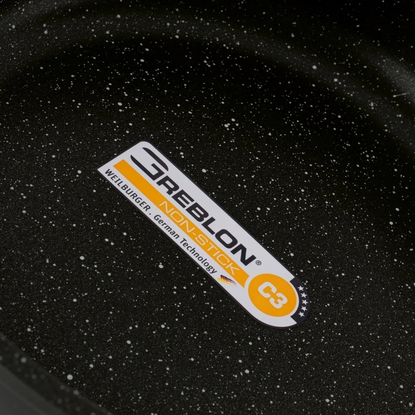 Patelnia WOK na indukcję z pokrywką Starke Pro Taylor Marble 28 cm