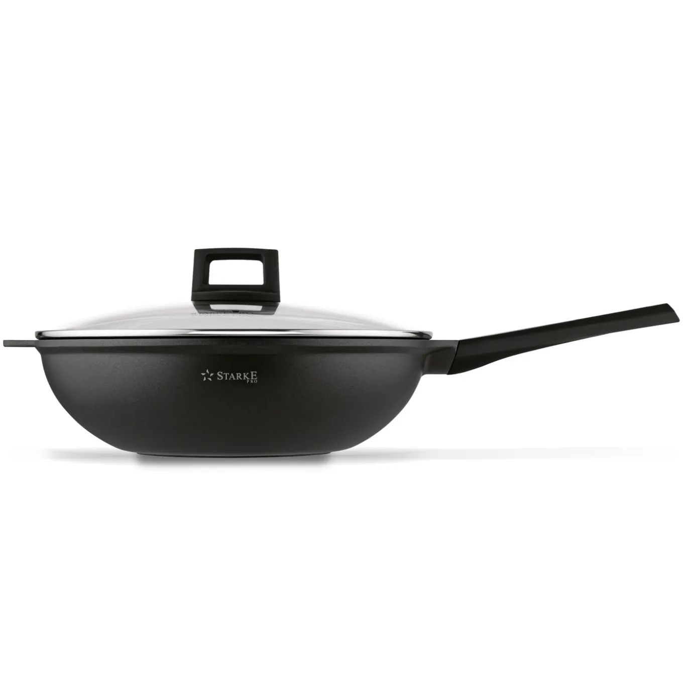 Patelnia WOK na indukcję z pokrywką Starke Pro Taylor Marble 32 cm