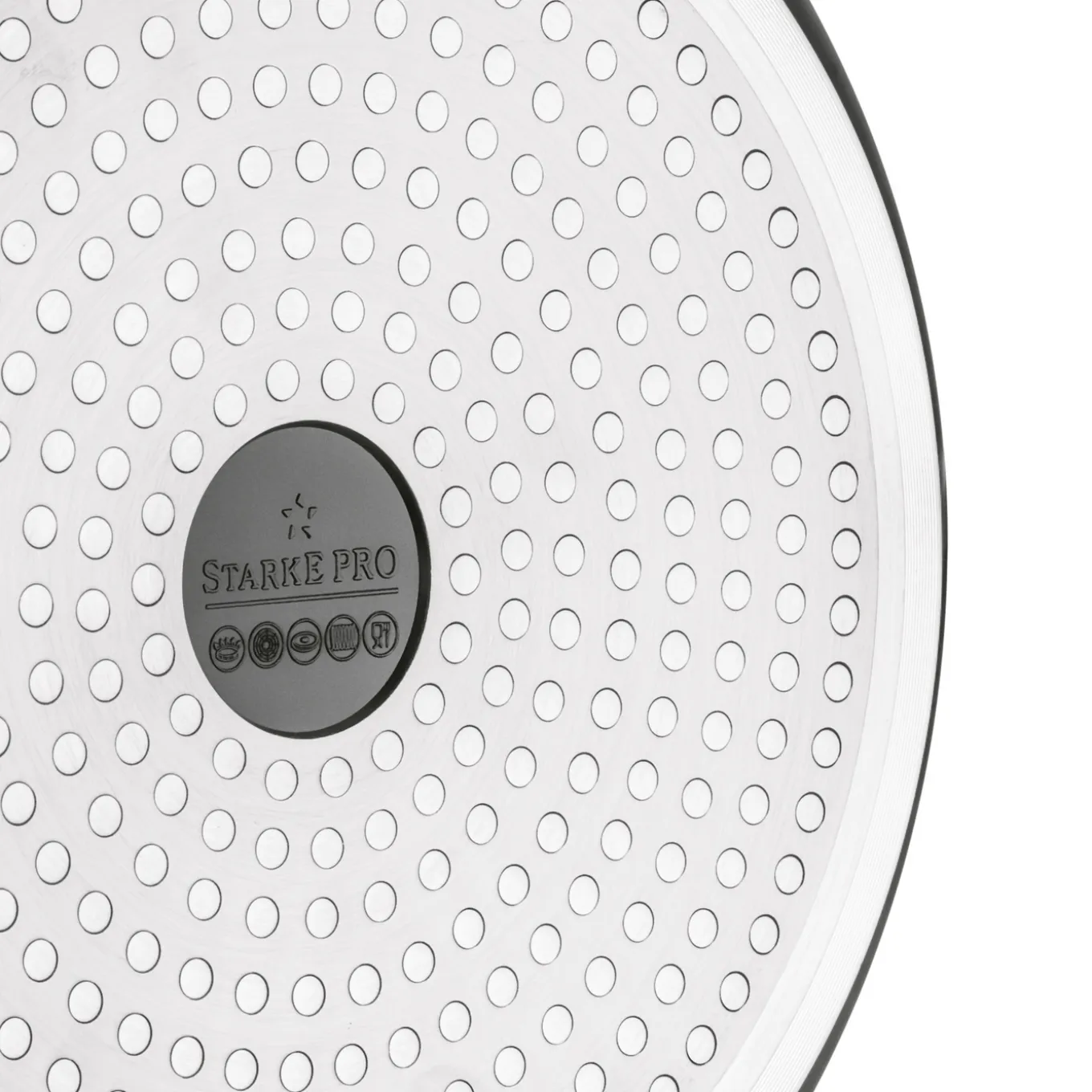 Patelnia WOK na indukcję z pokrywką Starke Pro Yasai 32 cm