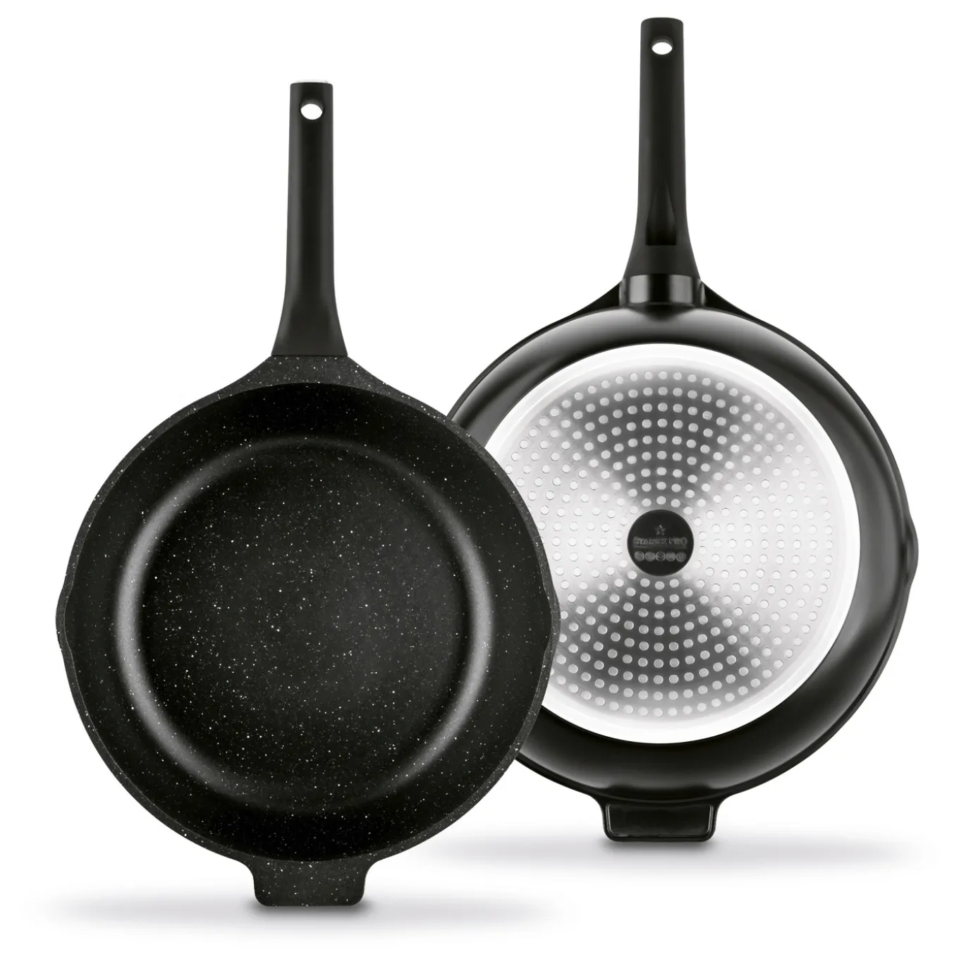 Patelnia WOK na indukcję z pokrywką Starke Pro Yasai 32 cm