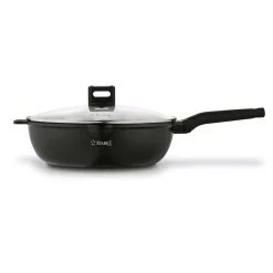 Patelnia WOK na indukcję z pokrywką Starke Pro Yasai 32 cm