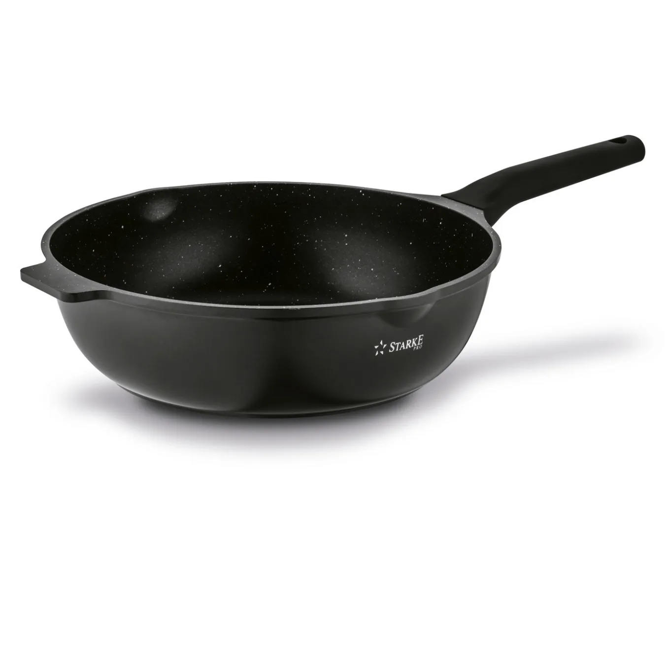 Patelnia WOK na indukcję z pokrywką Starke Pro Yasai 32 cm