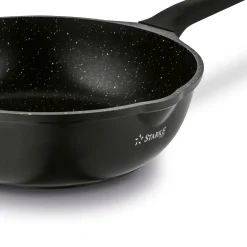Patelnia WOK na indukcję z pokrywką Starke Pro Yasai 30 cm