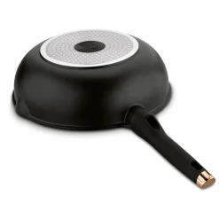 Patelnia WOK na indukcję z pokrywką Konighoffer Black Rose 30 cm