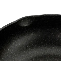 Patelnia WOK na indukcję z pokrywką Konighoffer Black Rose 30 cm