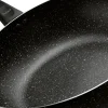 Patelnia WOK z pokrywką Tadar Marmara Black 30 x 8,5 cm