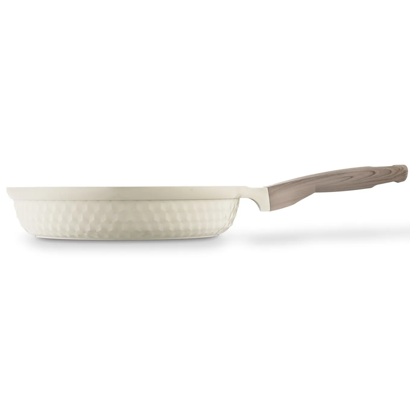 Patelnia z powłoką ceramiczną na indukcję Konighoffer Rosti 28 cm kremowa