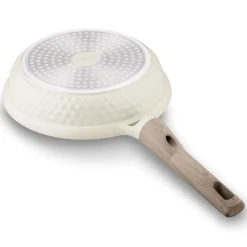 Patelnia z powłoką ceramiczną na indukcję Konighoffer Rosti 24 cm kremowa