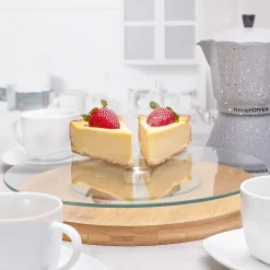 Patera szklana Tadar Tamara 30 cm okrągła