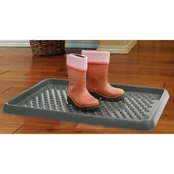 Podstawka ociekacz na buty Branq 38,5 x 53,5 x 3,5 cm czarny