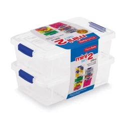 Pojemniki plastikowe do przechowywania Plastic Forte Minibox 8 x 12 x 7,6 cm 2 sztuki