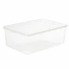Pojemnik na buty damskie i męskie Plast Team 39 x 26 x 13 cm przezroczysty