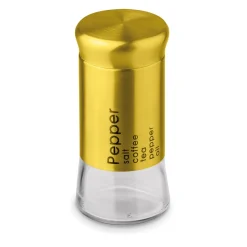Pojemnik na przyprawy szklany Tadar Asha 150 ml złoty