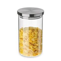 Pojemnik szklany z pokrywką na produkty sypkie Tadar Kimi 1000 ml