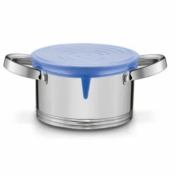 Pokrywki silikonowe Tadar Silico 20 cm 15,5 cm 13,5 cm 11 cm 9 cm 6,5 cm niebieskie