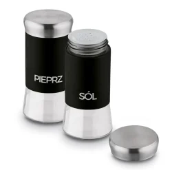 Przyprawniki kuchenne do soli i pieprzu Tadar 150 ml czarne