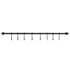 Reling kuchenny z 8 wieszakami Tadar 54 cm czarny