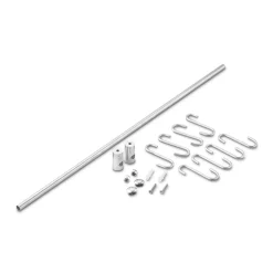 Reling kuchenny z 8 wieszakami Tadar 54 cm