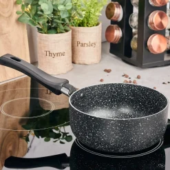 Rondel marmurkowy non-stick Tadar Marmara Black 16 cm