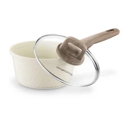 Rondel z powłoką ceramiczną na indukcję Konighoffer Rosti 18 cm 1,7 l kremowy