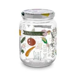 Słoiki szklane z metalową zakrętką Tadar Papryka 650 ml 6 sztuk