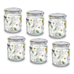 Słoiki szklane z metalową zakrętką Tadar Papryka 400 ml 6 sztuk
