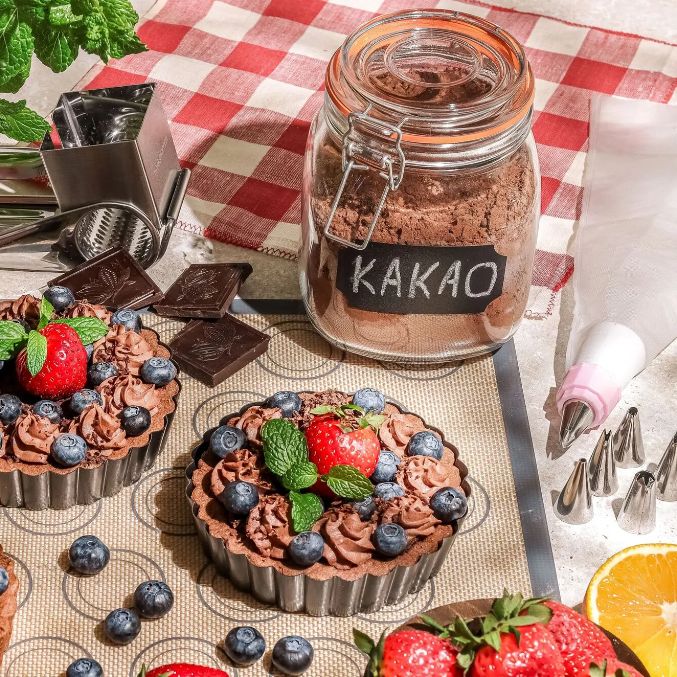 Słoik z etykietą do pisania kredą Tadar Chalk 1,0 l