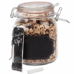 Słoik z etykietą do pisania kredą Tadar Chalk 1,5 l