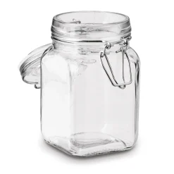 Słoik z klipsem i silikonową uszczelką Tadar Kwadrat 280 ml