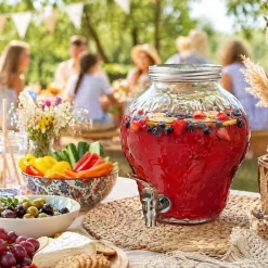 Słoik z kranikiem Tadar Truskawka 3,8 l