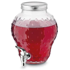 Słoik z kranikiem Tadar Truskawka 3,8 l