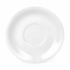 Spodek pod filiżankę i bulionówkę porcelanowy Lubiana Hel 16 cm